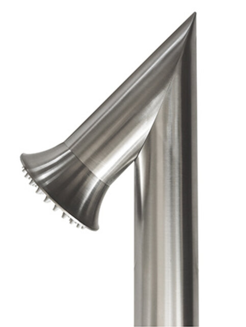 Wiesbaden Sunset buitendouche RVS -316 met handdouche en hoofddouche -  24.7000