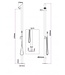 Wiesbaden Sunset buitendouche RVS -316 met handdouche en hoofddouche -  24.7000