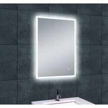 Wiesbaden Badkamerspiegel Quatro 50x70cm - Dimbaar Led met Spiegelverwarming - 38.4110