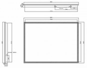 Wiesbaden Badkamerspiegel Quatro 80x60cm - Dimbaar Led met Spiegelverwarming - 38.4111 Wiesbaden Badkamerspiegel Quatro 80x60cm - Dimbaar Led met Spiegelverwarming - 38.4111
