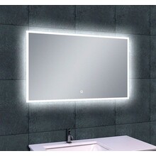 Wiesbaden Badkamerspiegel Quatro 120x60cm - Dimbaar Led met Spiegelverwarming - 38.4112