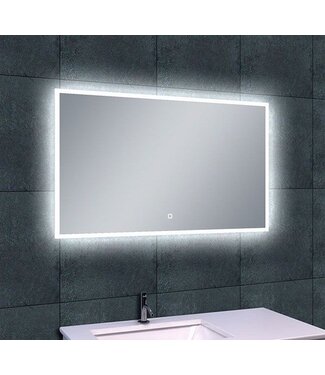 Wiesbaden Wiesbaden Badkamerspiegel Quatro 120x60cm - Dimbaar Led met Spiegelverwarming - 38.4112