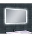 Wiesbaden Badkamerspiegel Quatro 120x60cm - Dimbaar Led met Spiegelverwarming - 38.4112