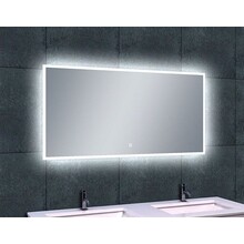 Wiesbaden Badkamerspiegel Quatro 100x60cm - Dimbaar Led met Spiegelverwarming - 38.4113