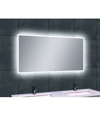 Wiesbaden Wiesbaden Badkamerspiegel Quatro 100x60cm - Dimbaar Led met Spiegelverwarming - 38.4113