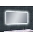 Wiesbaden Badkamerspiegel Quatro 100x60cm - Dimbaar Led met Spiegelverwarming - 38.4113