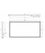 Wiesbaden Badkamerspiegel Quatro 100x60cm - Dimbaar Led met Spiegelverwarming - 38.4113