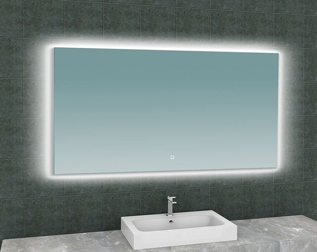 Wiesbaden Badkamerspiegel Soul 140x80cm - Dimbaar Led met Spiegelverwarming - 38.4187