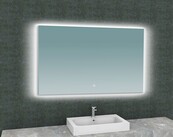 Wiesbaden Badkamerspiegel Soul 120x80cm - Dimbaar Led met Spiegelverwarming - 38.4186 Wiesbaden Badkamerspiegel Soul 120x80cm - Dimbaar Led met Spiegelverwarming - 38.4186