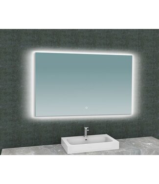 Wiesbaden Wiesbaden Badkamerspiegel Soul 120x80cm - Dimbaar Led met Spiegelverwarming - 38.4186