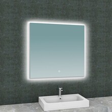 Wiesbaden Badkamerspiegel Soul 80x80cm - Dimbaar Led met Spiegelverwarming - 38.4184