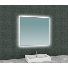 Wiesbaden Badkamerspiegel Soul 80x80cm - Dimbaar Led met Spiegelverwarming - 38.4184