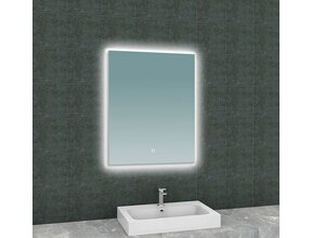 Wiesbaden Badkamerspiegel Soul 60x80cm - Dimbaar Led met Spiegelverwarming - 38.4183