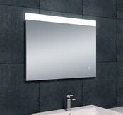 Wiesbaden Badkamerspiegel Single 80x60cm - Dimbaar Led met Spiegelverwarming - 38.3785