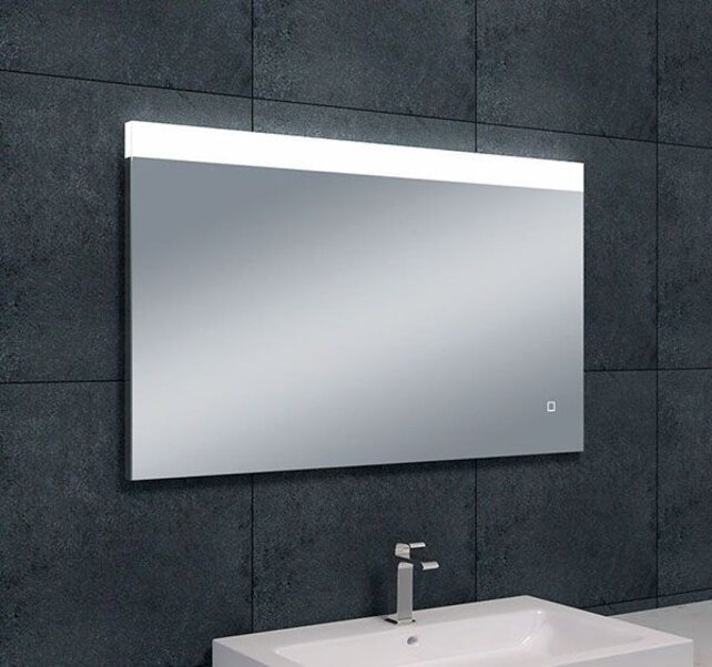 Wiesbaden Badkamerspiegel Single 100x60cm - Dimbaar Led met Spiegelverwarming - 38.3786