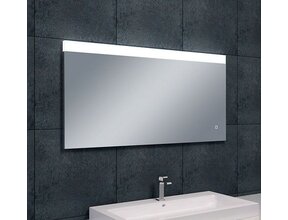 Wiesbaden Badkamerspiegel Single 120x60cm - Dimbaar Led met Spiegelverwarming - 38.3787