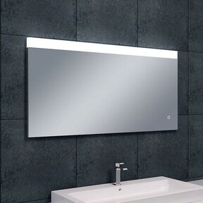 Wiesbaden Badkamerspiegel Single 120x60cm - Dimbaar Led met Spiegelverwarming - 38.3787