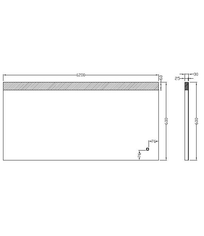 Wiesbaden Badkamerspiegel Single 120x60cm - Dimbaar Led met Spiegelverwarming - 38.3787