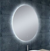 Wiesbaden Ronde Badkamerspiegel Soul 80cm - Dimbaar Led met Spiegelverwarming - 38.4181