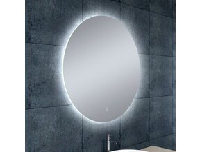 Wiesbaden Ronde Badkamerspiegel Soul 80cm - Dimbaar Led met Spiegelverwarming - 38.4181