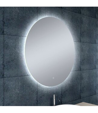Wiesbaden Wiesbaden Ronde Badkamerspiegel Soul 80cm - Dimbaar Led met Spiegelverwarming - 38.4181
