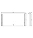 Wiesbaden Badkamerspiegel Sunny 120x60cm - Dimbaar Led met Spiegelverwarming - 38.3792