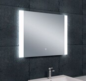 Wiesbaden Badkamerspiegel Sunny 80x60cm - Dimbaar Led met Spiegelverwarming - 38.3790