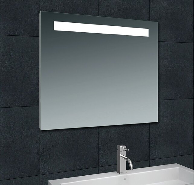 Badkamerspiegel Tigris 80x80cm met front ledverlichting - 38.3761