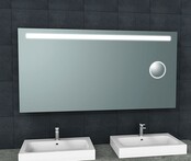 Badkamerspiegel Tigris met scheerspiegel 160x80cm front ledverlichting - 38.3779