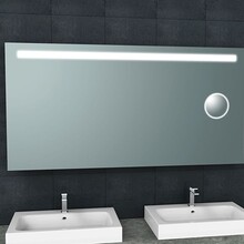 Badkamerspiegel Tigris met scheerspiegel 160x80cm front ledverlichting - 38.3779