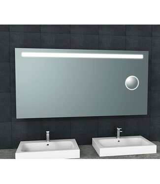 Wiesbaden Badkamerspiegel Tigris met scheerspiegel 160x80cm front ledverlichting - 38.3779