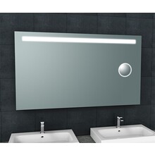Badkamerspiegel Tigris met scheerspiegel 140x80cm front ledverlichting - 38.3778