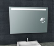 Badkamerspiegel Tigris met scheerspiegel 120x80cm front ledverlichting - 38.3777