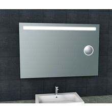 Badkamerspiegel Tigris met scheerspiegel 120x80cm front ledverlichting - 38.3777