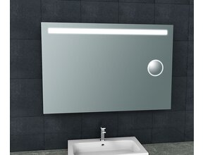 Badkamerspiegel Tigris met scheerspiegel 120x80cm front ledverlichting - 38.3777