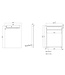 Badkamerspiegel Tigris met stopcontact 60x80cm front ledverlichting - 38.3840