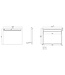 Badkamerspiegel Tigris met stopcontact 100x80cm front ledverlichting - 38.3842
