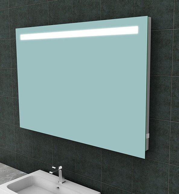 Badkamerspiegel Tigris met stopcontact 120x80cm front ledverlichting - 38.3843