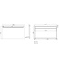 Badkamerspiegel Tigris met stopcontact 140x80cm front ledverlichting - 38.3844