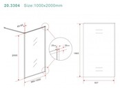 Wiesbaden Inloopdouche Square 100x200 Geborsteld Brons koper 8 mm nano helder glas - 20.3304 Wiesbaden Inloopdouche Square 100x200 Geborsteld Brons koper 8 mm nano helder glas - 20.3304