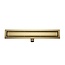 Wiesbaden Wiesbaden Douchegoot met tegelrooster 90cm Geborsteld Messing - 33.4238