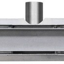 Wiesbaden Douchegoot met tegelrooster 110cm RVS - 33.4276