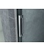 3-Delig Douchedeur Aloni Entra 90x200 cm 8mm helder glas met anti-kalk Chroom