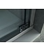 3-Delig Douchedeur Aloni Entra 90x200 cm 8mm helder glas met anti-kalk Chroom