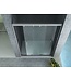 3-Delig Douchedeur Aloni Entra 90x200 cm 8mm helder glas met anti-kalk Chroom