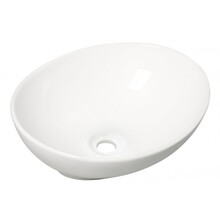 Wiesbaden Waskom Ovaal Barco Wit keramiek 40x33x14cm - 32.3411