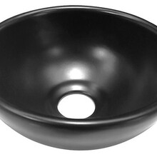 Wiesbaden Waskom Rond Consilio Mat Zwart keramiek 20x9cm - 32.3576