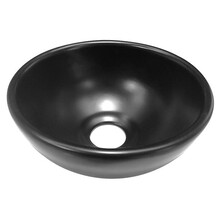 Wiesbaden Waskom Rond Consilio Mat Zwart keramiek 20x9cm - 32.3576