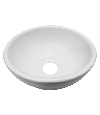 Wiesbaden Wiesbaden Waskom Rond Consilio Mat Wit keramiek 20x9cm - 32.3577