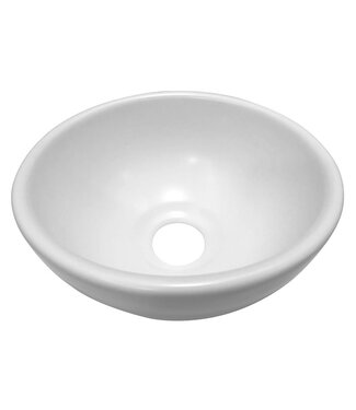 Wiesbaden Wiesbaden Waskom Rond Consilio Wit keramiek 20x9cm - 32.3575